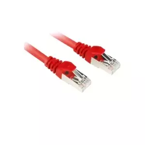 Networking Cable Sharkoon 0.25m RJ-45 Cat6 S/FTP Red
