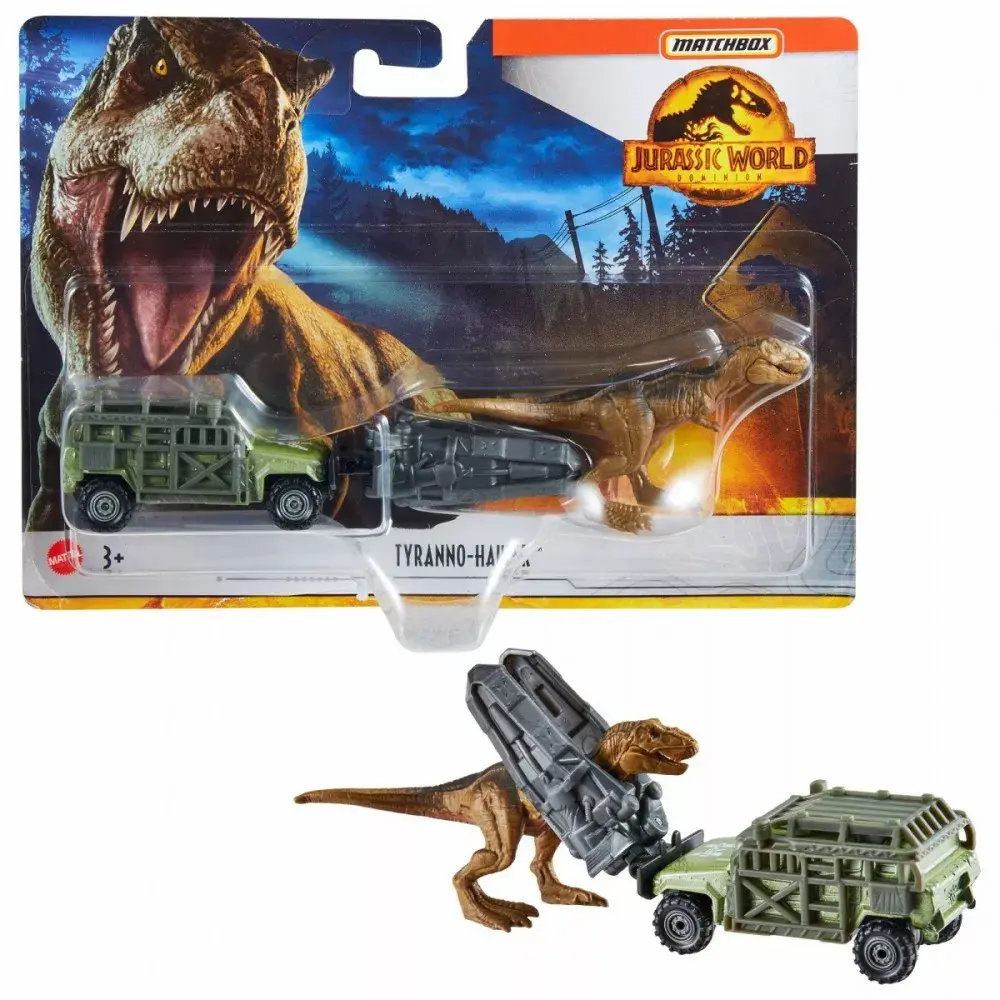 MATTEL Vehicle Matchbox Jurassic World Tyranno-Hauler Photo 2