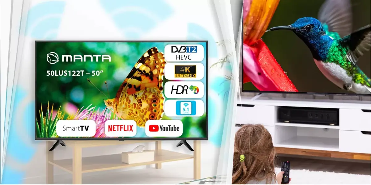 Телевизор MANTA 50LUS122T 50" Photo 8