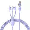 USB kabelis Baseus Flash Series 2 USB-C/microUSB/Lightning Photo 2