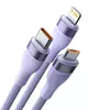 USB kabelis Baseus Flash Series 2 USB-C/microUSB/Lightning Photo 3