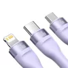 USB kabelis Baseus Flash Series 2 USB-C/microUSB/Lightning Photo 4