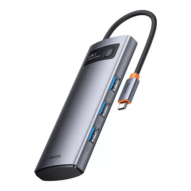 USB-C на 4x USB 3.0 хаб Baseus WKWG070013 Photo 2