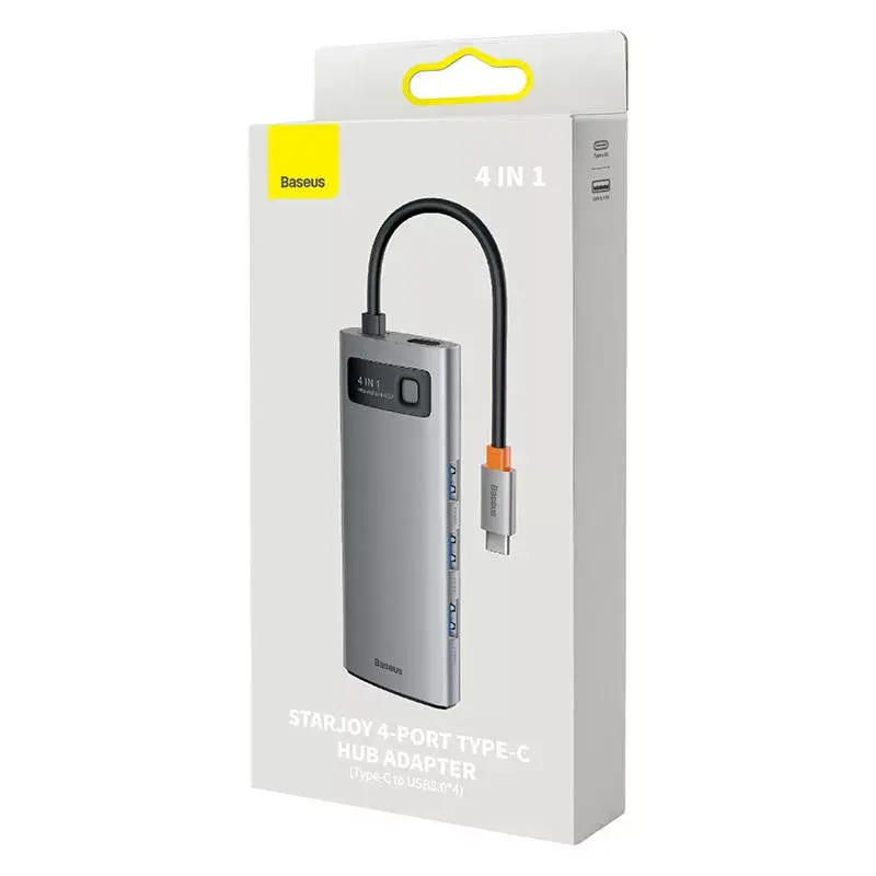 USB-C на 4x USB 3.0 хаб Baseus WKWG070013 Photo 5