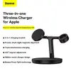Baseus Swan 3-in-1 Wireless Magnetic Charging Bracket 20W Black Universal version (Include: USB For type-C 3A 1m) Photo 5