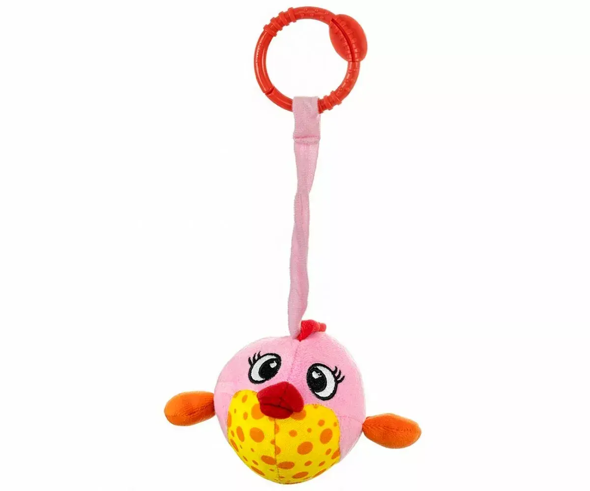 Подвесная плюшевая игрушка milly mally Baby fish pink Photo 3