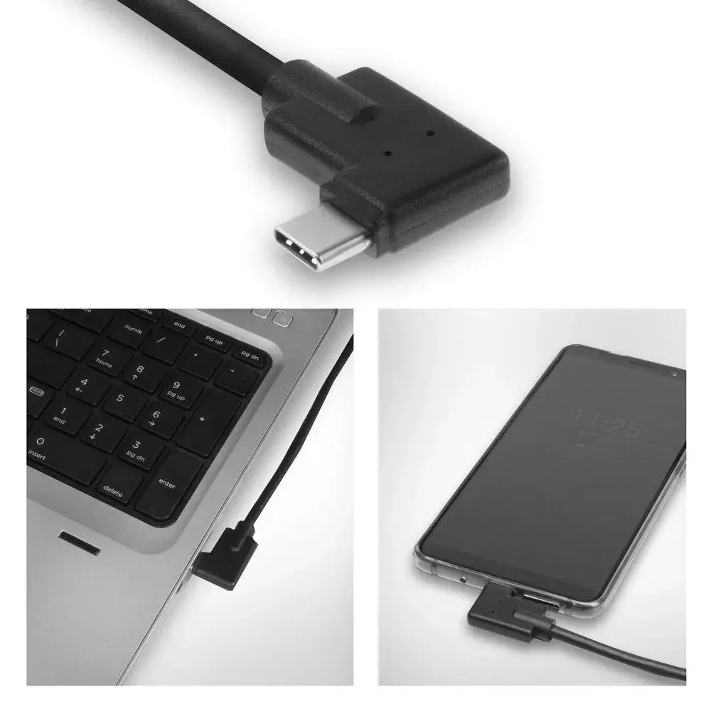 ACT USB 3.0 leņķa kabelis USB-C 1 metrs Photo 2