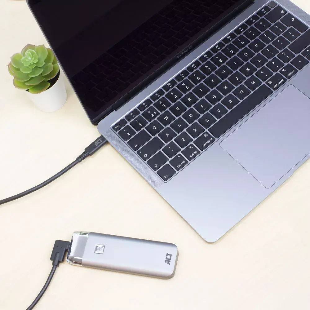 ACT USB 3.0 leņķa kabelis USB-C 1 metrs Photo 9