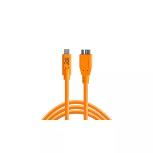 Tether Tools CUC3315-ORG USB cable 4.6 m USB 3.2 Gen 1 (3.1 Gen 1) USB A Micro-USB B Orange