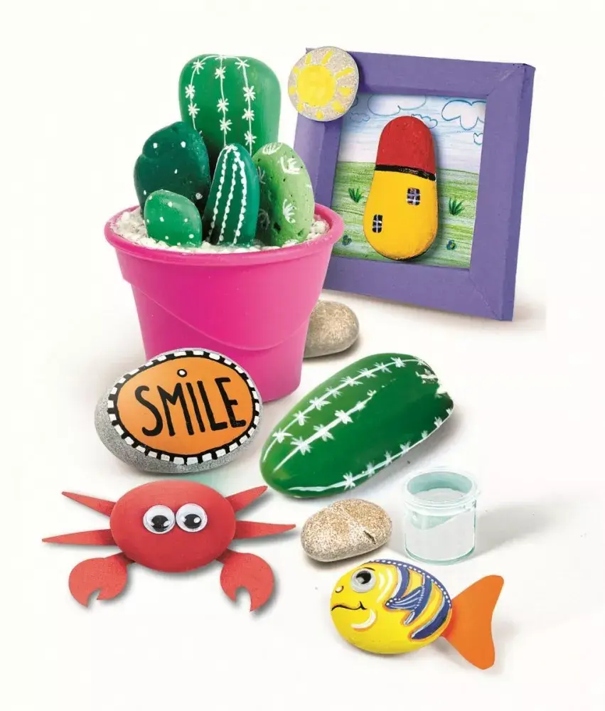 Clementoni Creative set Colorful pebbles Photo 2
