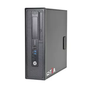 T1A HP EliteDesk 800 G1 Refurbished SFF Intel® Core™ i5 i5-4570 8 GB DDR3-SDRAM 240 GB SSD Windows 10 Pro PC (dators) Melns