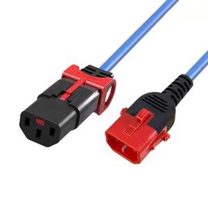 Powercord C13 IEC Lock+ ACT PC3618 0.5m 250V 10A