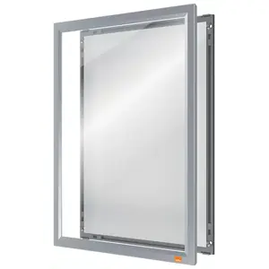 Frame NOBO Impression Pro A4 rectangle 250 x 340 mm, white, depth 13 mm
