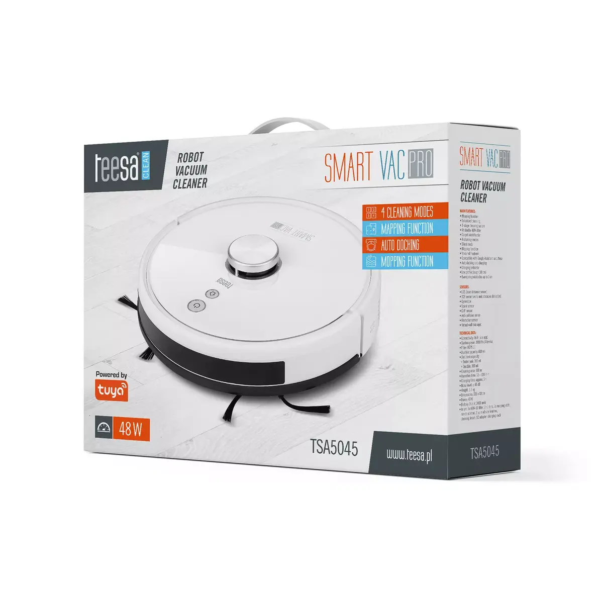 Robots putekļsūcējs Teesa Smart VAC PRO TSA5045 Photo 8