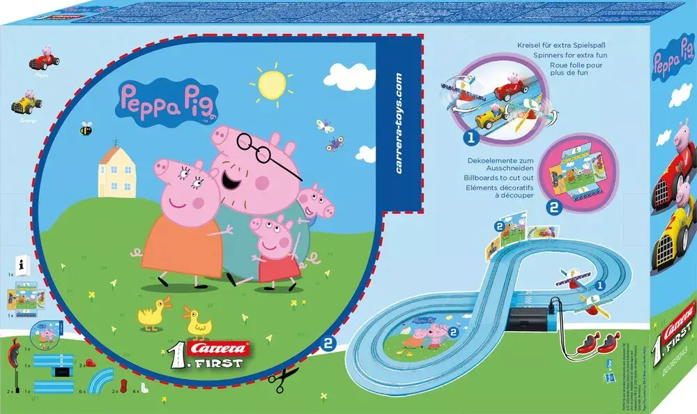 Racing vehicle & track set Carrera FIRST Peppa Pig Kids GranPrix Photo 2