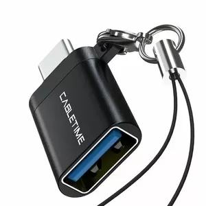 CABLETIME OTG adapteris USB 3.0 Type-C vīrietis — USB-A sieviete CA913688