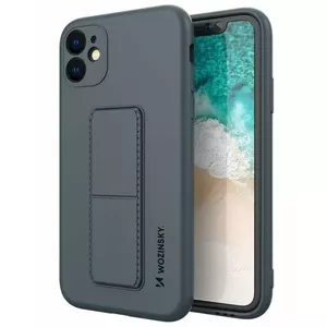 Силиконовый чехол-подставка iLike для Samsung Galaxy A22 5G — защитный мягкий корпус с подставкой