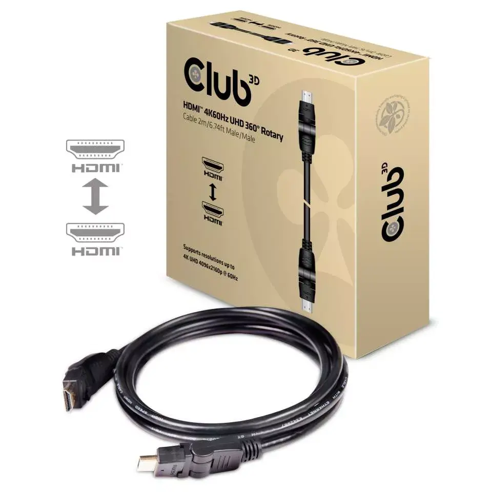 HDMI кабель CLUB3D HDMI 2.0 4K60Hz UHD Photo 4