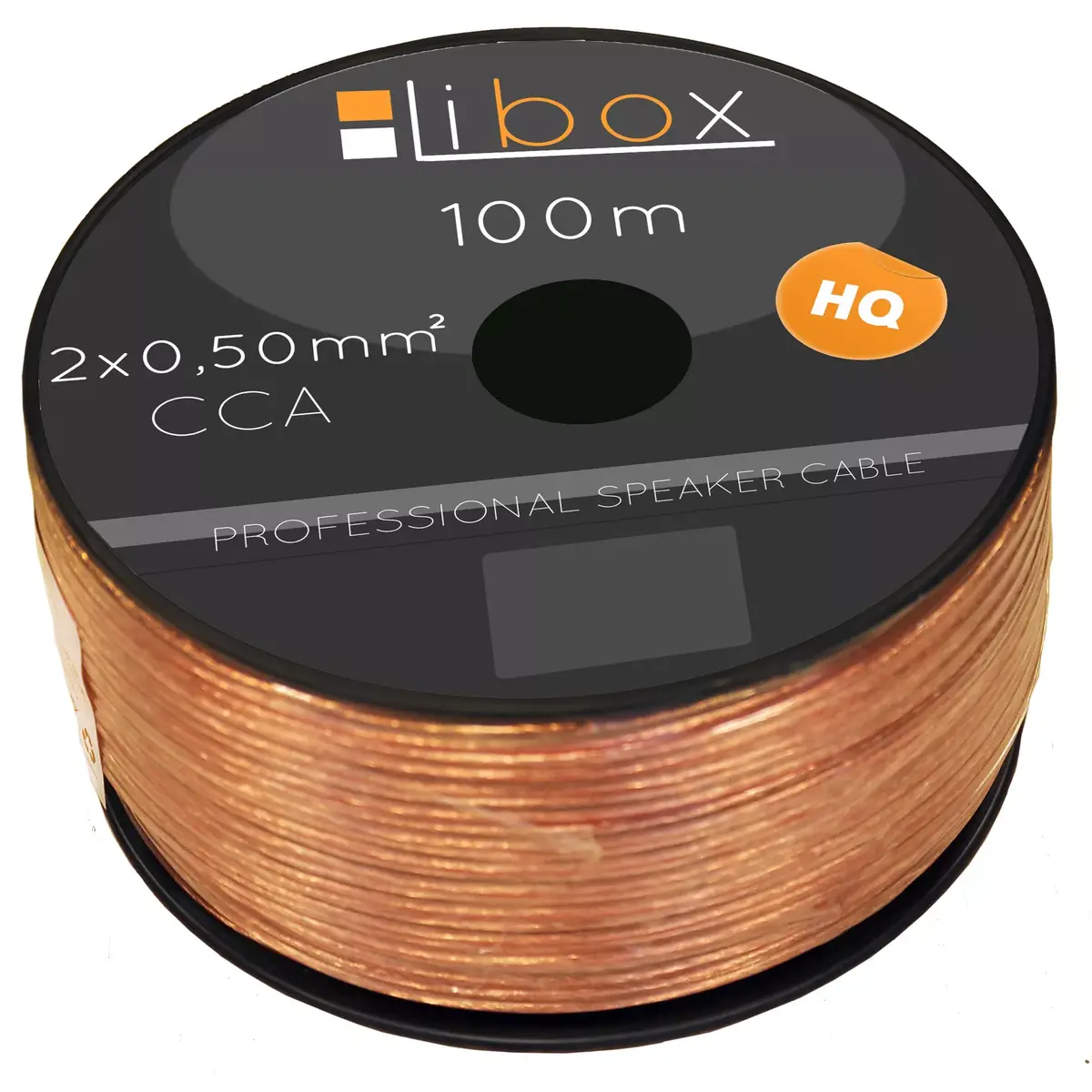 LIBOX LB0005 skaļruņa kabelis 2x0.50 mm 100 m Photo 2