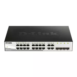 Tīkla slēdzis D-Link DGS-1210-20 — 20 Gigabit Ethernet porti, pārvaldāms