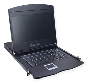 Rack console VALUE 26.99.0163 — 17" (43.2 cm) 1280×1024, USB keyboard & mouse, 1U, Black