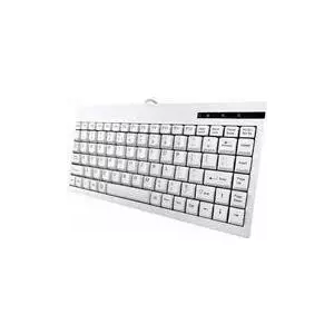 Vadu kompaktā USB klaviatūra GETT CleanType Easy Basic Compact, QWERTZ (vācu) izkārtojums, balta