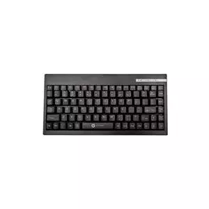 GCQ CleanType Easy Basic Compact - tastatūra - USB - QWERTY - vācu - melna