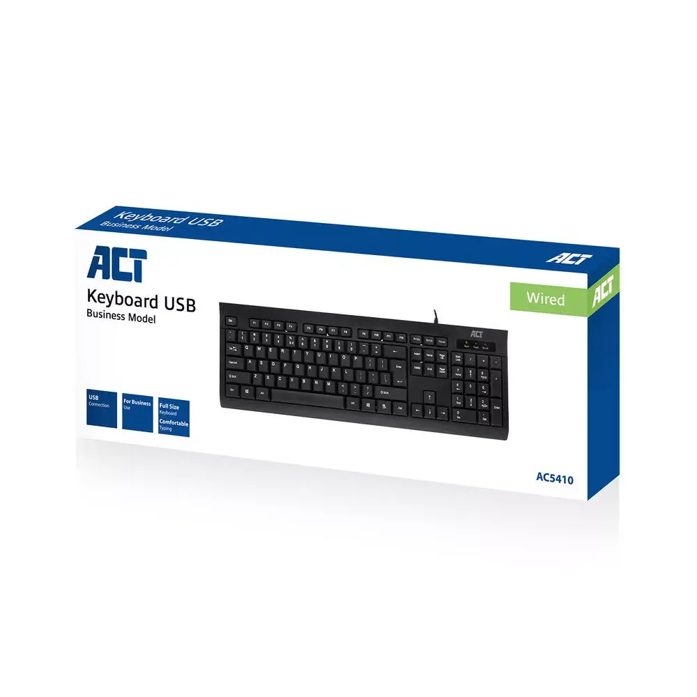 ACT Business tastatūra USB Qwerty AS izkārtojums Photo 3