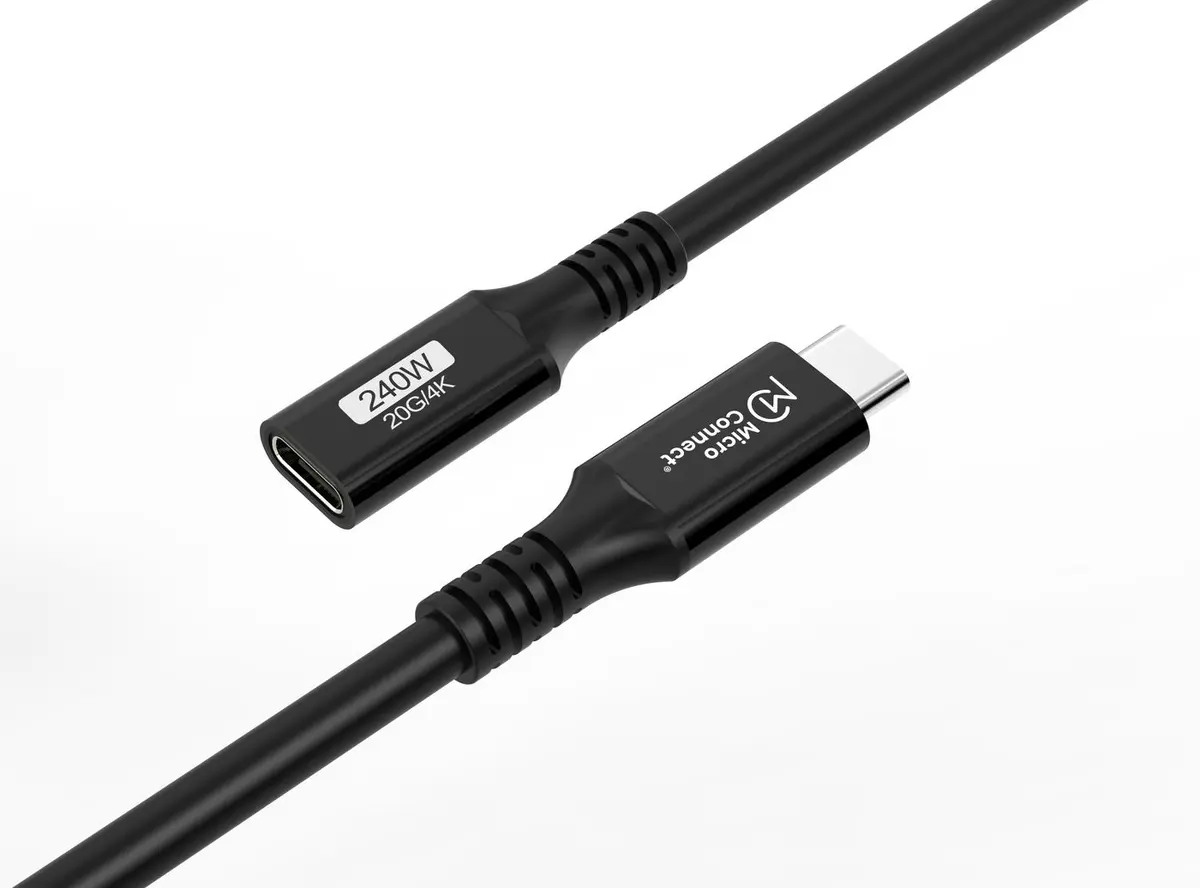 MicroConnect USB3.2CC1.5EX USB-C Extension Cable 1.5m Photo 2