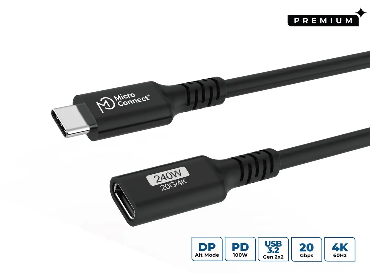MicroConnect USB3.2CC1EX USB kabelis USB