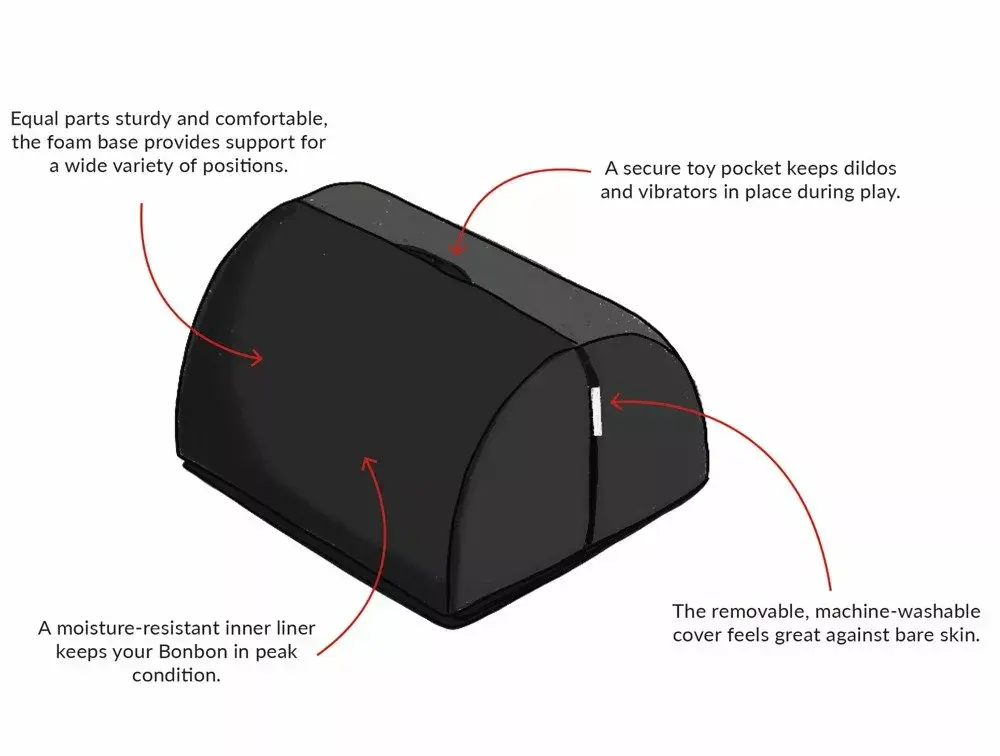 Liberator Black BonBon полукруглая подушка Photo 10
