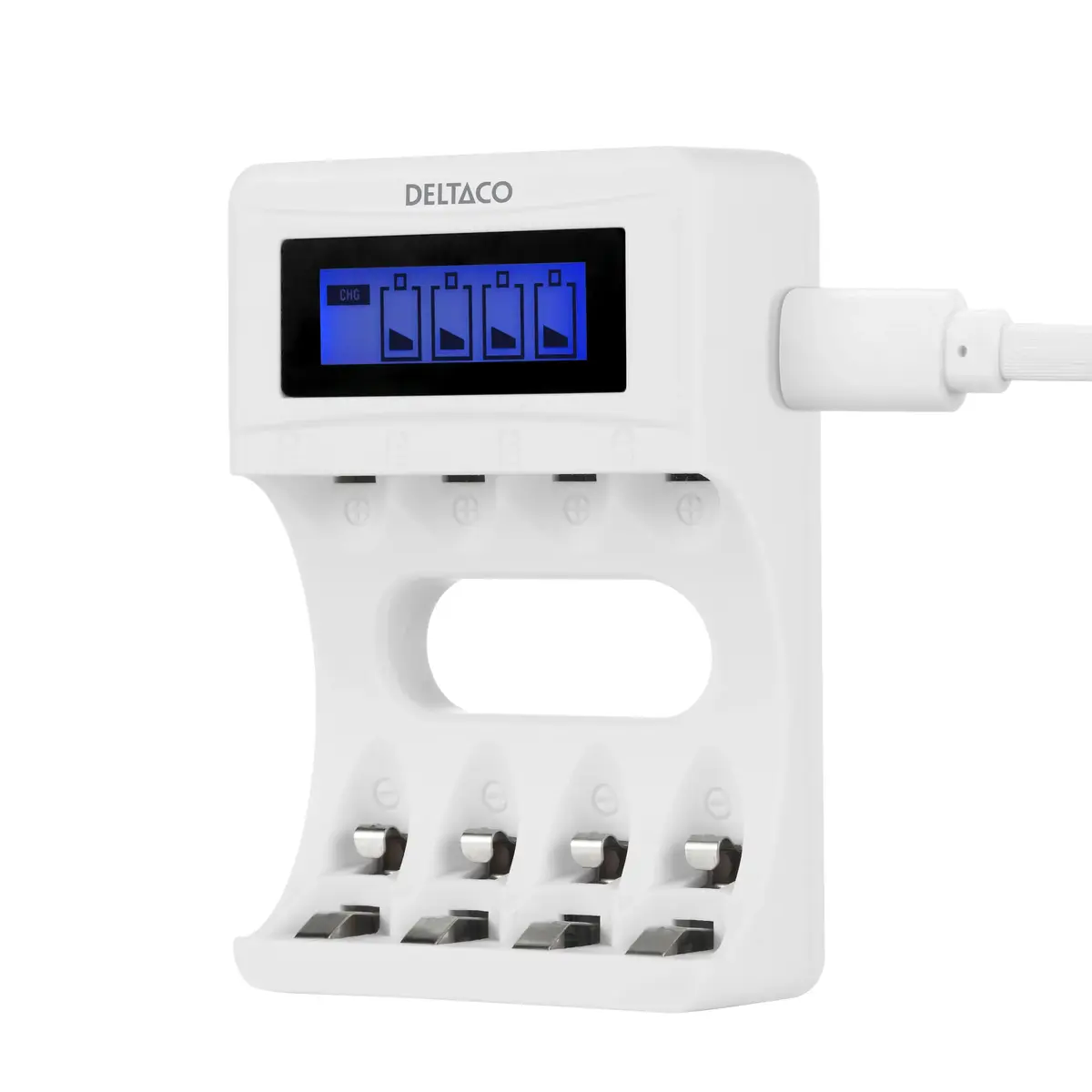 Deltaco C704A4-4xAAA battery charger Photo 2