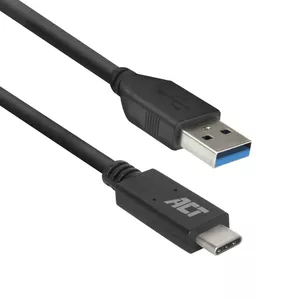 ACT USB 3.0 cable USB-A to USB-C 2 meters 5 Gbit/s Black