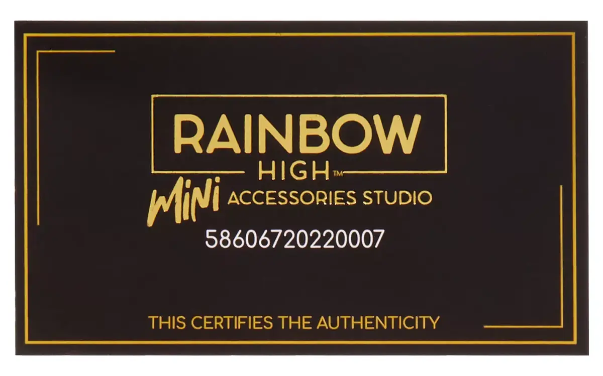 Lelle soma Rainbow High Accessories Studio Series 1 Photo 13
