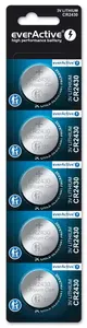 Button cell battery everActive CR2430 Lithium 3 V, 24.5 mm × 3 mm, pack of 5
