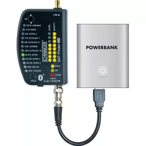 Satelītu meklētājs Schwaiger SF9003BTAKKU 950-2150 MHz Plastmasa