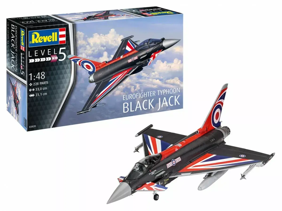 REVELL Eurofighter Black Jack 1/48 modelis Photo 2