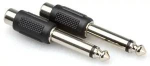 Adapter cable Hosa GPR-101 — 6.35 mm TS to RCA, black