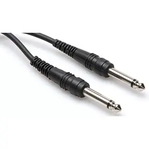 Audio kabelis Hosa CPP-105 6.35 mm vīrietis–vīrietis, 1.5 m, melns