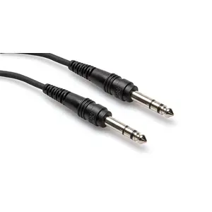 Hosa audio kabelis 6,35 mm — 6,35 mm TRS CSS-103, 0,91 m, melns