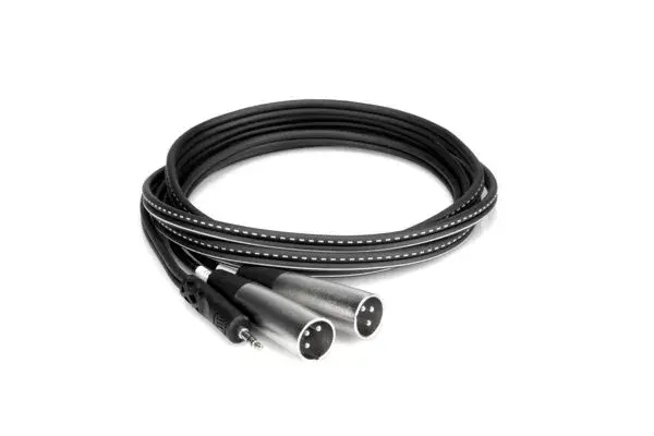 Hosa CYX-402M audio cable 3.5mm TRS to 2×XLR 2 m Photo 2