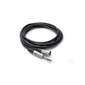 Аудиокабель Hosa HSX-005 — 6.35 мм TRS (шт.) на 3‑контактный XLR (шт.), 1,525 м, черный