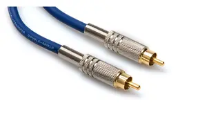 Коаксиальный кабель Hosa DRA-501 RG-59/U RCA - RCA 1 м, синий