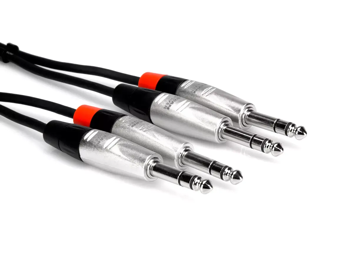 Hosa HSS-010X2 audio kabelis 3 m Photo 2