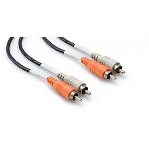 Audio cable Hosa CRA-203 — 2×RCA male to 2×RCA male, 3 m, multicolour