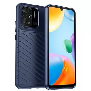 Elastīgs bruņots vāciņš iLike priekš Redmi 10C / Poco C40 — zils