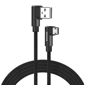 Micro USB cable SAVIO CL-162, 1 m length, 2.4 A charging current