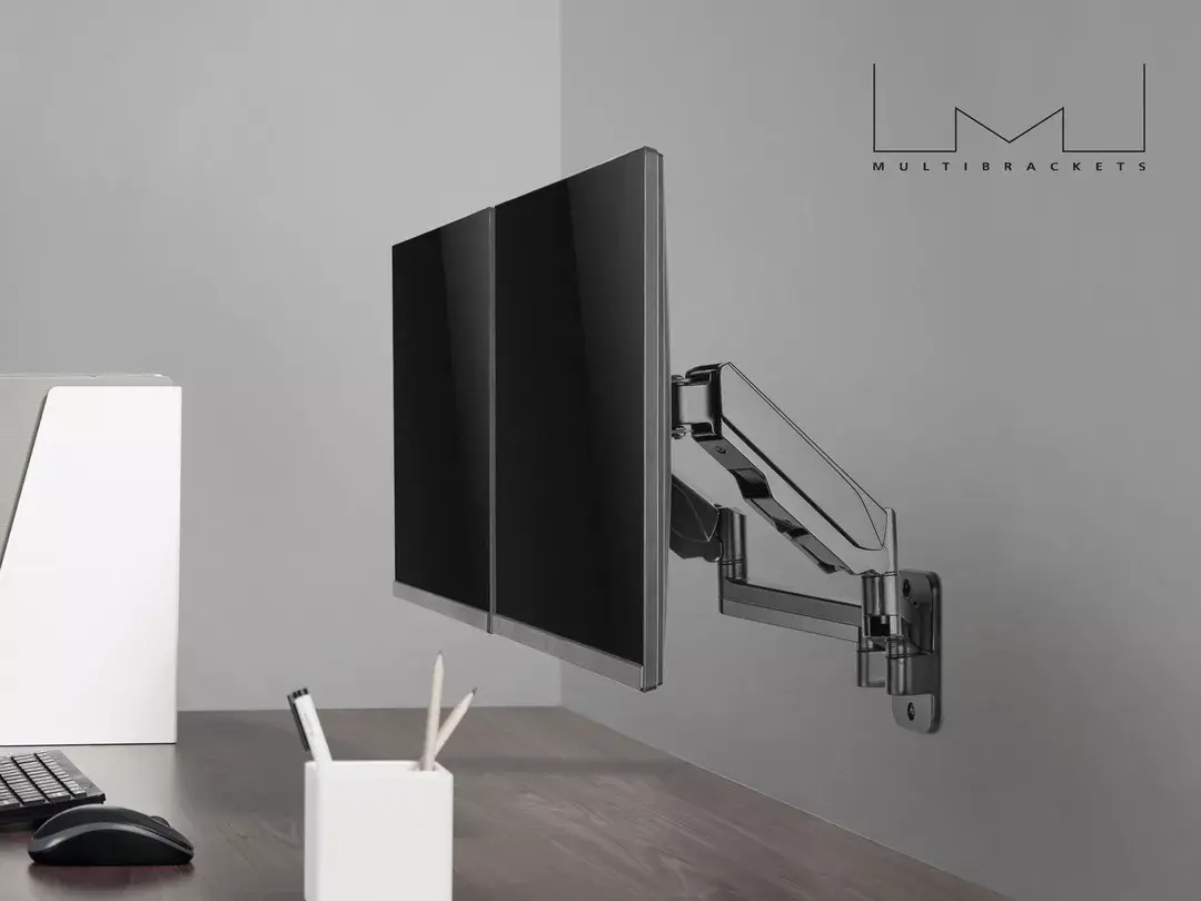 Multibrackets M Monitormount Wall Basic Dual Photo 10