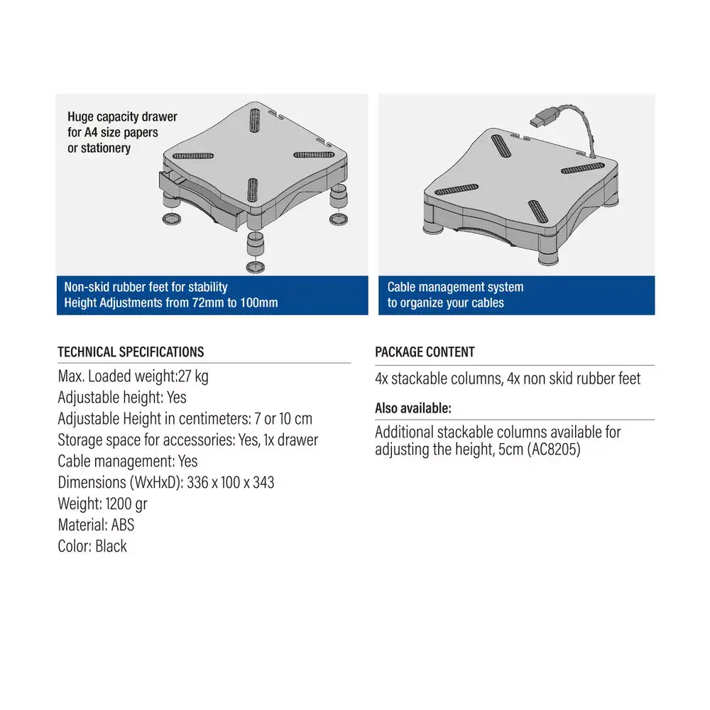 Monitor Stand ACT AC8200 Photo 6