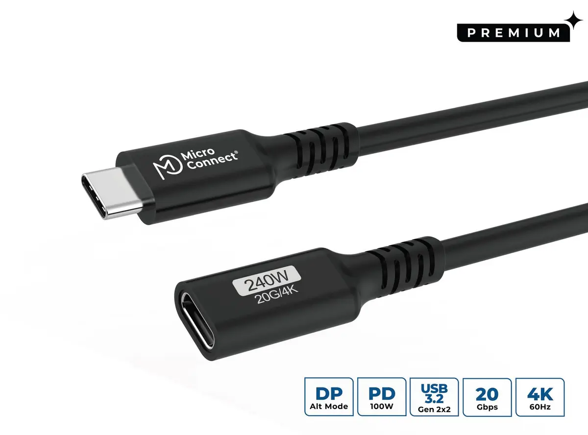 MicroConnect USB3.2CC2EX USB-C Cable Photo 5